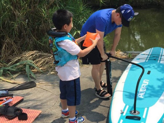 Paddling with ADDFUN AF-11 BlueCharm