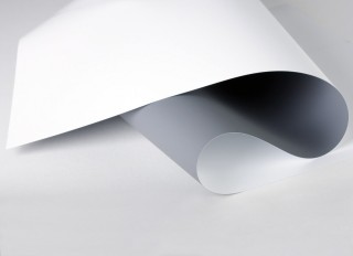 Supersmooth PET grey back ideal for Retractable banner stands