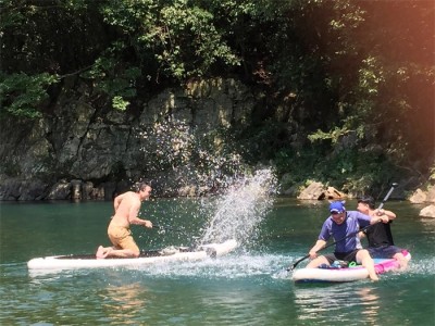 Team Outing with Adventurer SUP