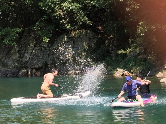 Team Outing with Adventurer SUP