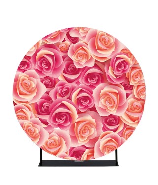 Round Hochzeit Hintergrund Stand Kreis Hintergrun