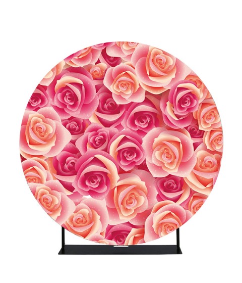 Rodada suporte de Fundo de casamento Fotografia Círculo de Fundo