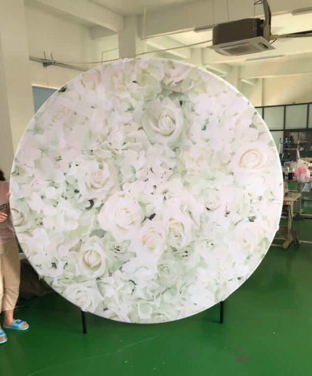 Toile de fond de mariage rond