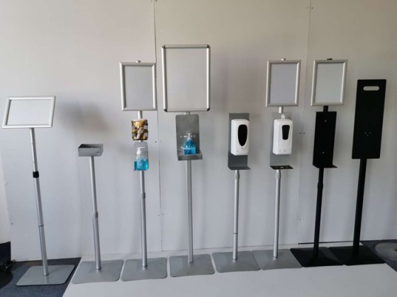 sanitizer dispenser stand launched
