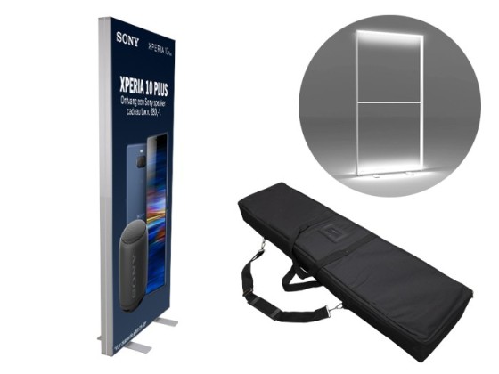 New! Portable SEG LED Light Box 1x2m