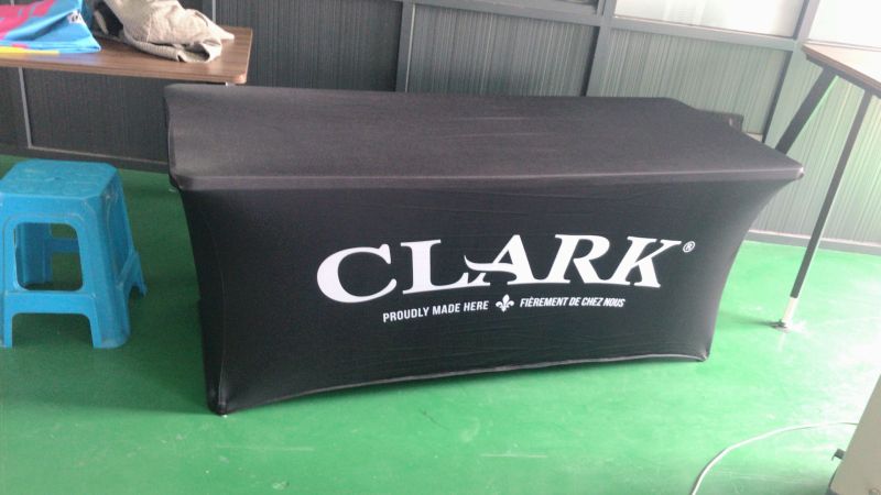 Cubierta de mesa elástica impresa personalizada