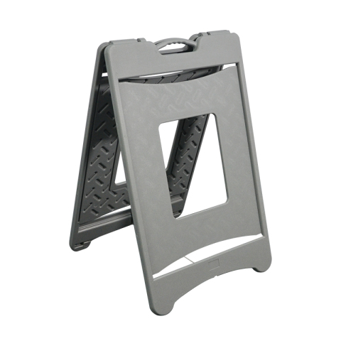 Pavimento de plástico Un soporte de letrero de tablero