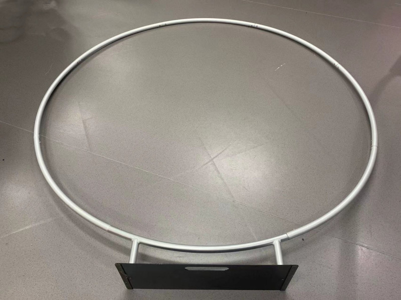 6.5피트 원형 알루미늄 웨딩 아치 사진 부스 배경 스탠드