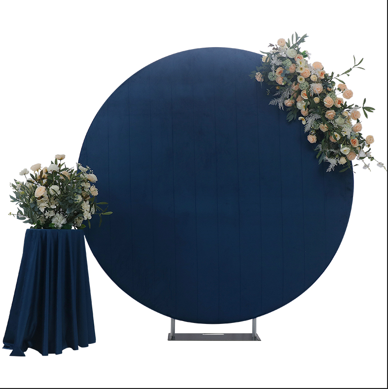 Samthintergrund, Kissenstil mit starkem Reißverschluss, 6,5 Fuß