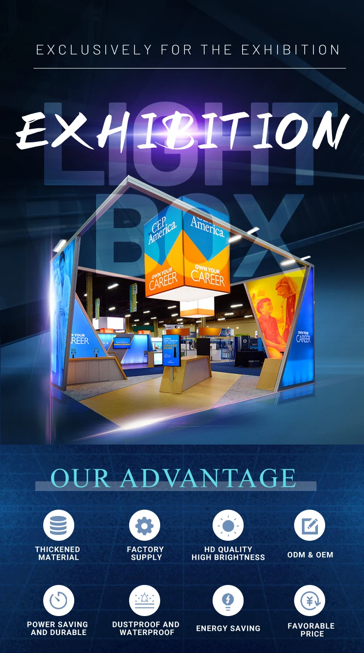 Exhibition Booth LED lightbox