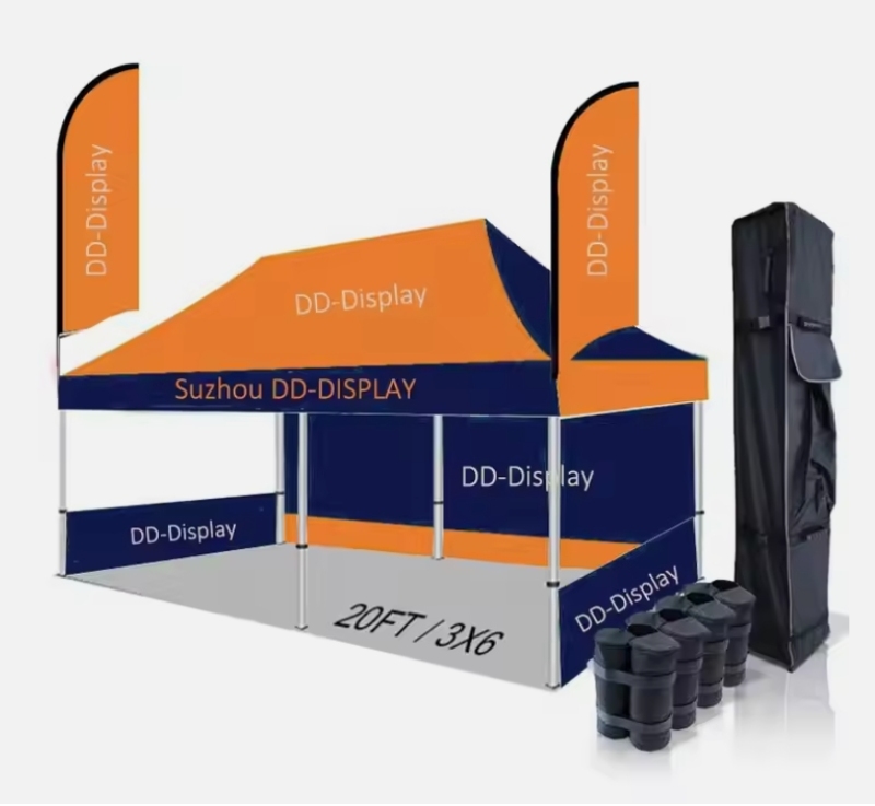 육각 알루미늄 광고 텐트