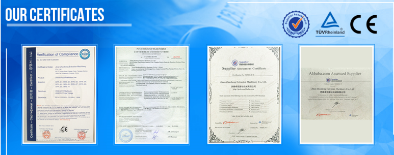 Fish Feed Pellet Machine certificates