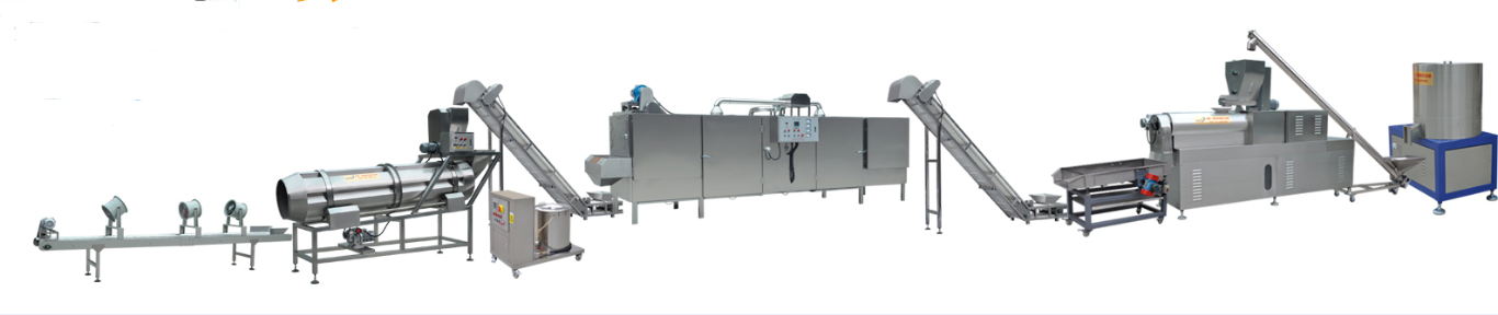 Snack de bouffées de maïs faisant la machine