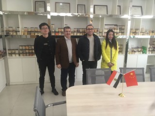 Customer From Egypt Come to Check Our Pet Food Machine Line in November 2017