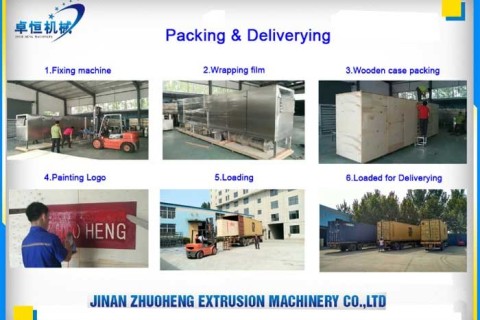 Emballage et expédition de la machine