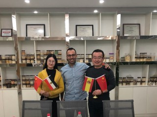 Customer From Egypt Come to order Our 3t/h floating fish feed processing line in November 2018