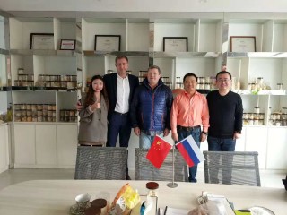 Customer From Russia to check Our puffed snacks processing line in November 2018
