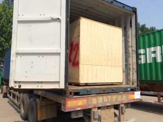 our company packing 500 kg/h floating fish feed processing line