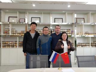 Customer From Russia Come to order Our fried snacks processing line in December 2018