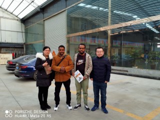 Customer From Eritrea to check Our pasta processing line in February 2019