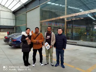 Eritre'den Müşteri, Şubat 2019'da makarna işleme hattımızı kontrol edecek