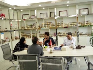 Welcome Yemen customer came for 300 kg/h Pasta production line