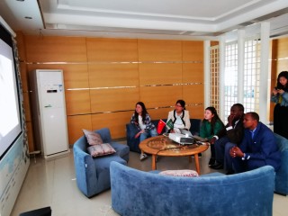 Customer from Somaliland came for Corn Flakes Production Line