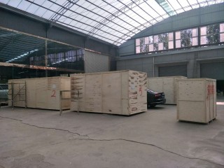 1 ton/h floating fish feed production line ready to send Nigeria customer