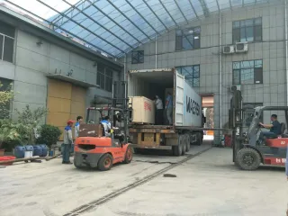 İsveç müşterisine 250 kg/h Bugle cips üretim hattı yükleniyor