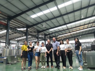 Testing Corn Flakes Processing Machines for Mexico customer