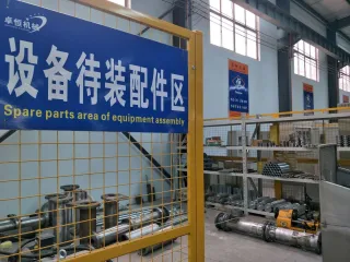 A short look at our workshop corner( Jinan Zhuoheng Extrusion Machinery )