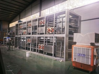 Oven of 200 kg/h Pasta Macaroni Production Line ready to send to Nigeria customer