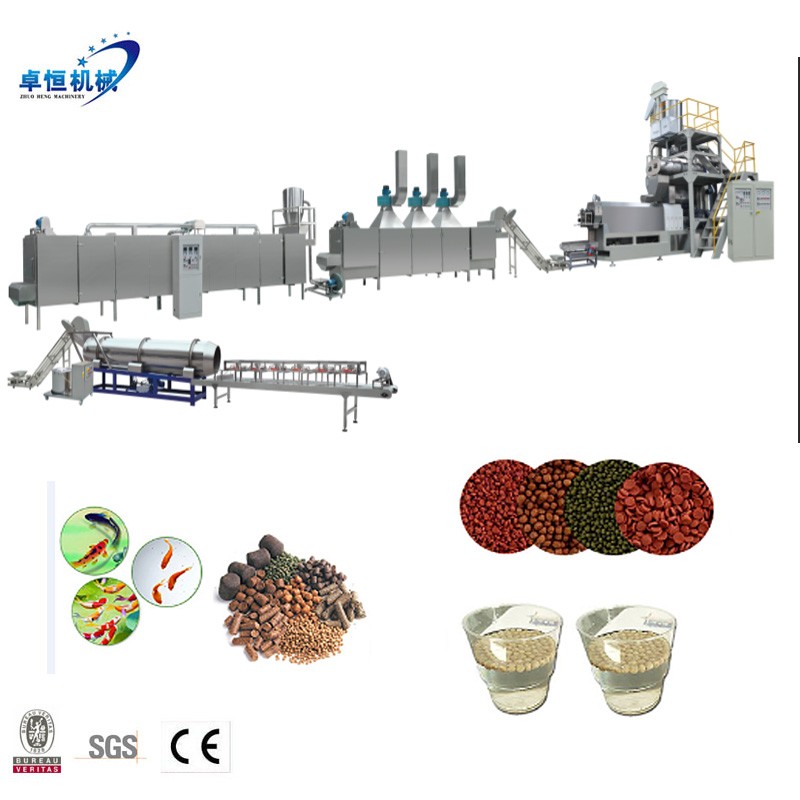 Floating Fish Feed Pellet Production Line Factory
