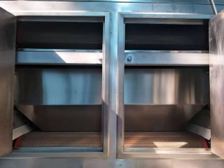 Newest Fuel&Gas oven with Teflon mesh and Baffle