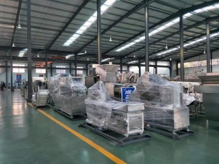 304 Stainless Steel Corn Puff Snack Extruder Machine ready to delivery