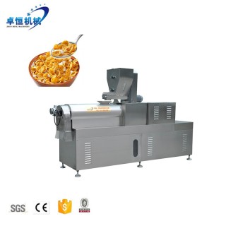 Equipamento de processamento de flocos de milho de cereais extrudados