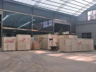 1000 kg/h Double Screw Extruder Machine Line ready to delivery to Egypt