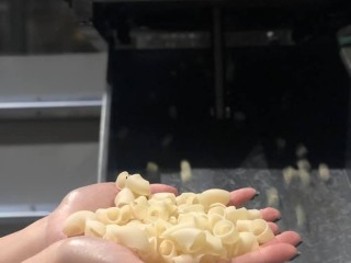 Testing 200 kg/h Pasta Macaroni Extruder Machinery