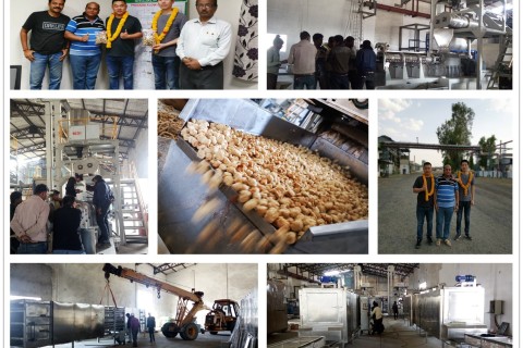 Debugging 2 sets Soya Protein Production line in India
