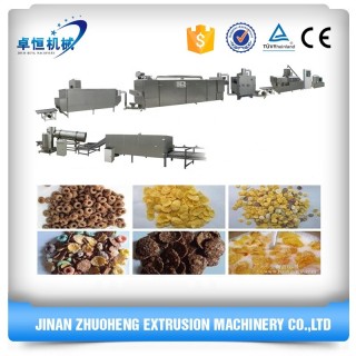 high quality corn flakes making processing machine line