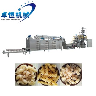 macaroni pâtes d'économie d'énergie en acier inoxydable faisant la ligne de traitement