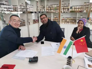 100kg/h makarna yapma makinesi hattı için Hindistan müşterilerinden sipariş