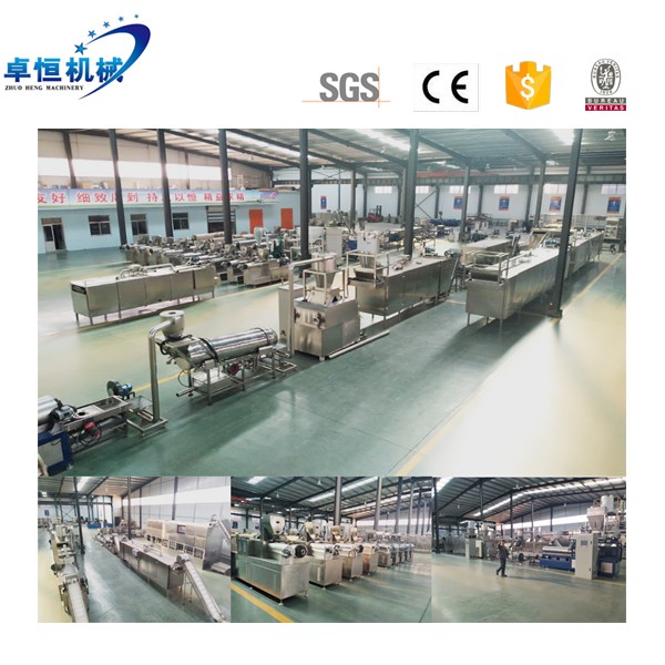 Automatic breakfast cereal corn flakes production machine line Factory