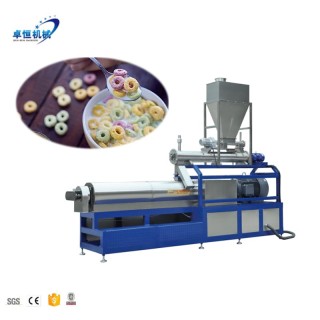 maíz copos de maíz máquina de cereales para el desayuno