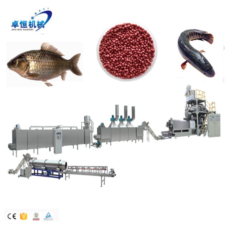 Double screw Pet Fish Feed Dog Cat Food Making Machine Production Plant Factory