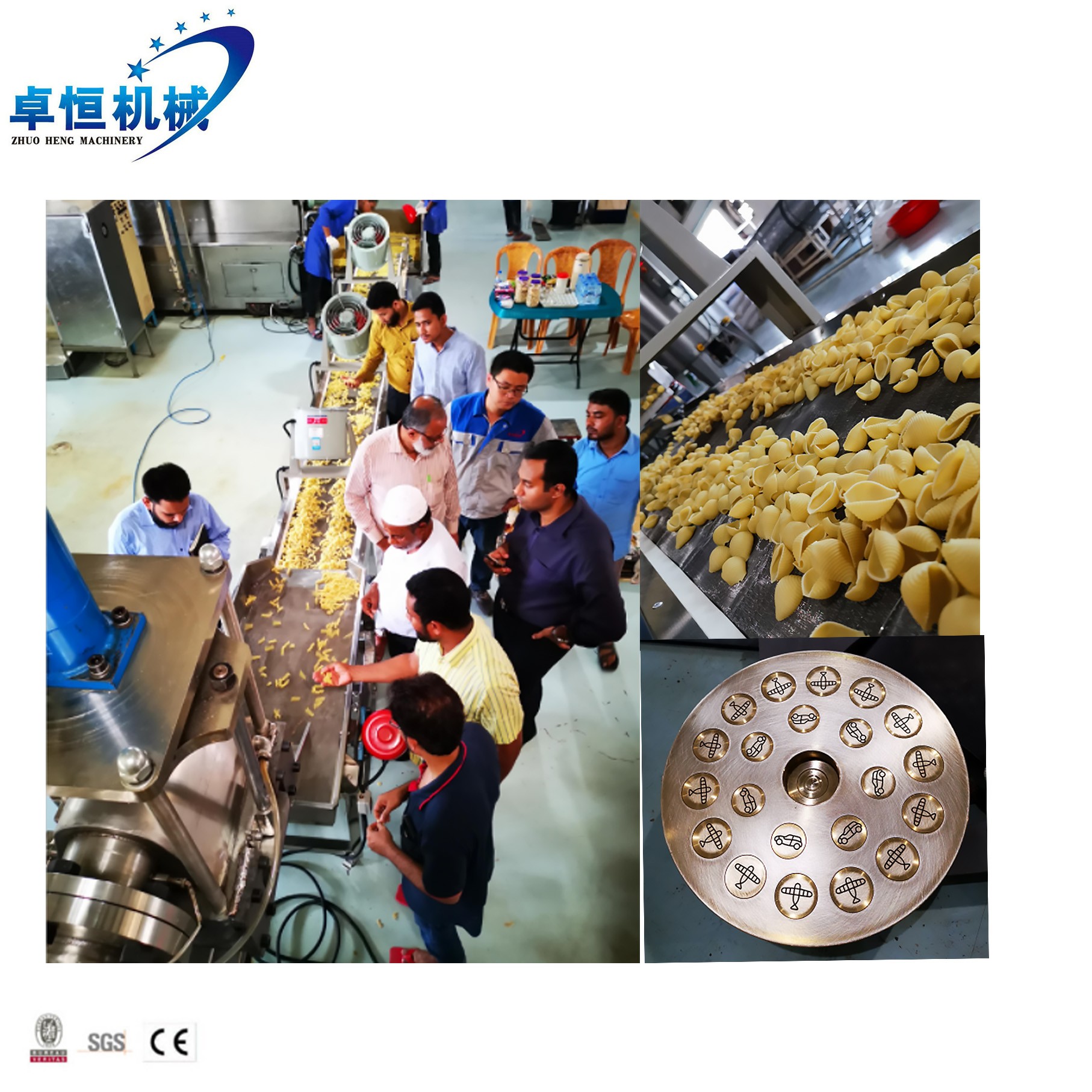 Automatic pasta macaroni making machine Factory