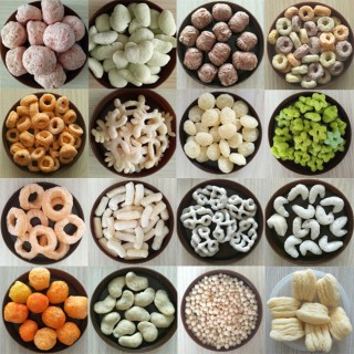 Linie de prelucrare a mașinilor de extrudare a alimentelor pentru petrecerea timpului liber a gustărilor umflate, complet automate