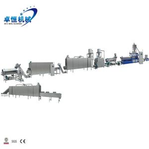 Automatic Extrusion Breakfast Cereal Corn Flakes Processing Line