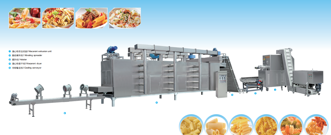 Prix ​​de la machine d'extrudeuse de pâtes macaroni