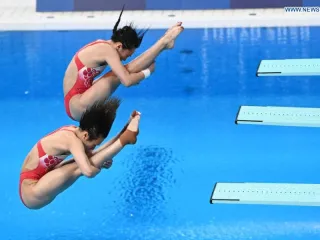 Atletas chineses lideram corrida do ouro em Tóquio
